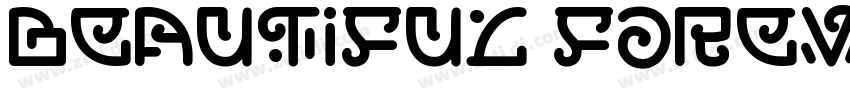 beautiful forever字体转换